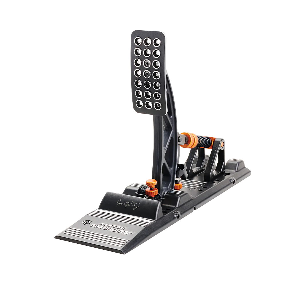Asetek SimSports S Series Invicta Pédales de Simulation de Course - Frein & Accélérateur (Set Séparé)