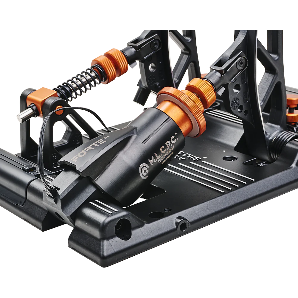 Asetek SimSports Forte Pédales de Simulation de Course - Frein & Accélérateur