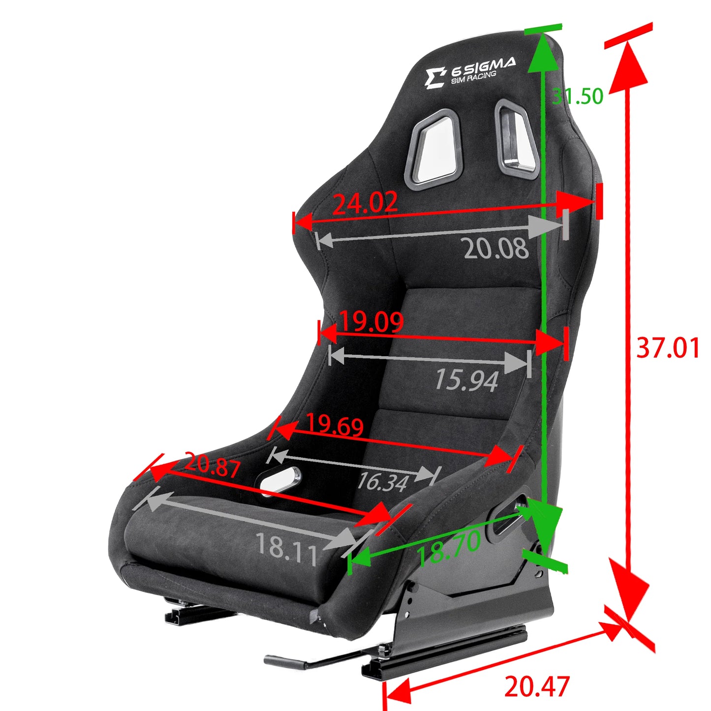 Siège baquet standard GTR (grand)