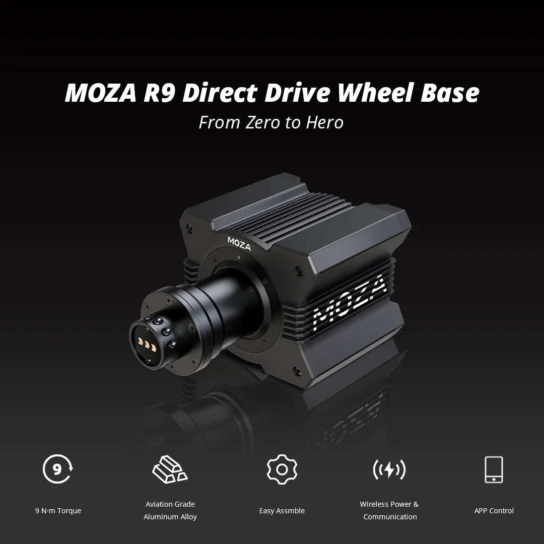 Base de volant Moza R9 V2 (Base seulement)