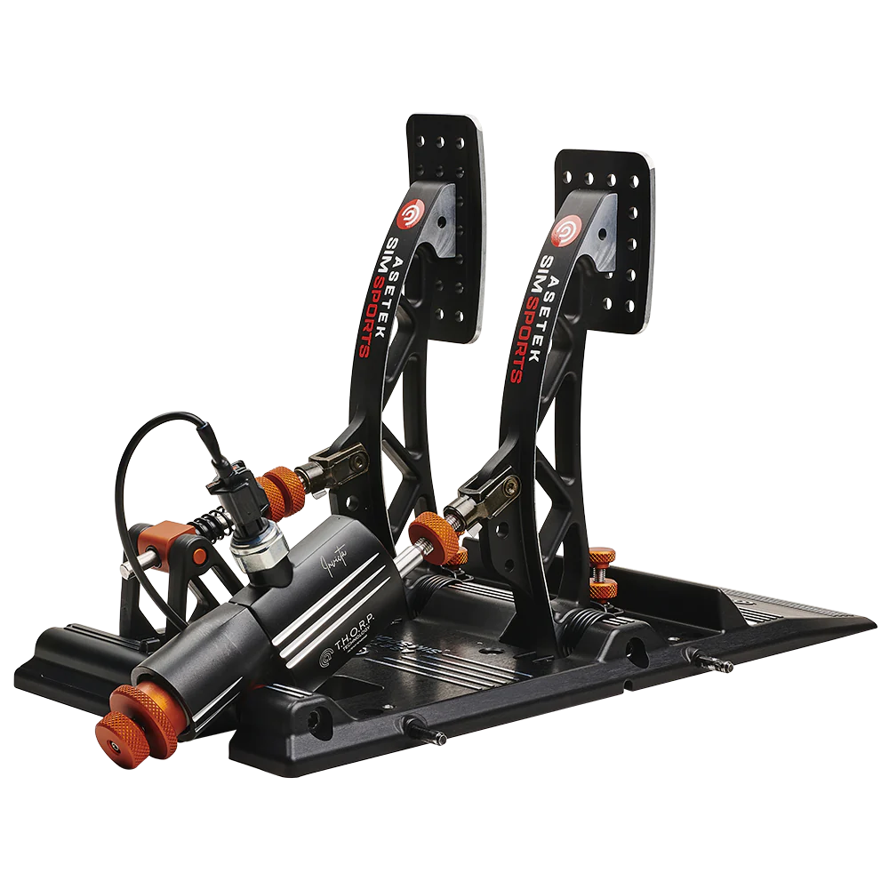 Asetek SimSports Invicta Pédales de Sim Racing - Frein & Accélérateur