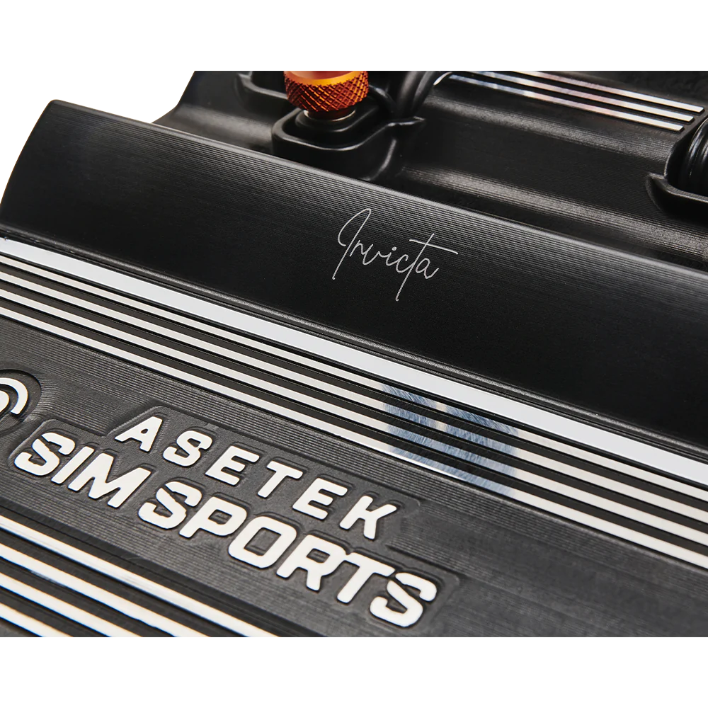 Asetek SimSports Invicta Pédales de Sim Racing - Frein & Accélérateur
