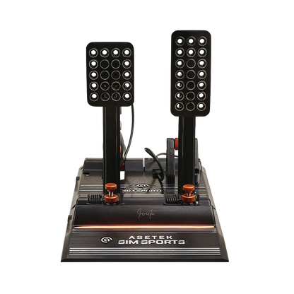 Asetek SimSports Invicta Pédales de Sim Racing - Frein & Accélérateur
