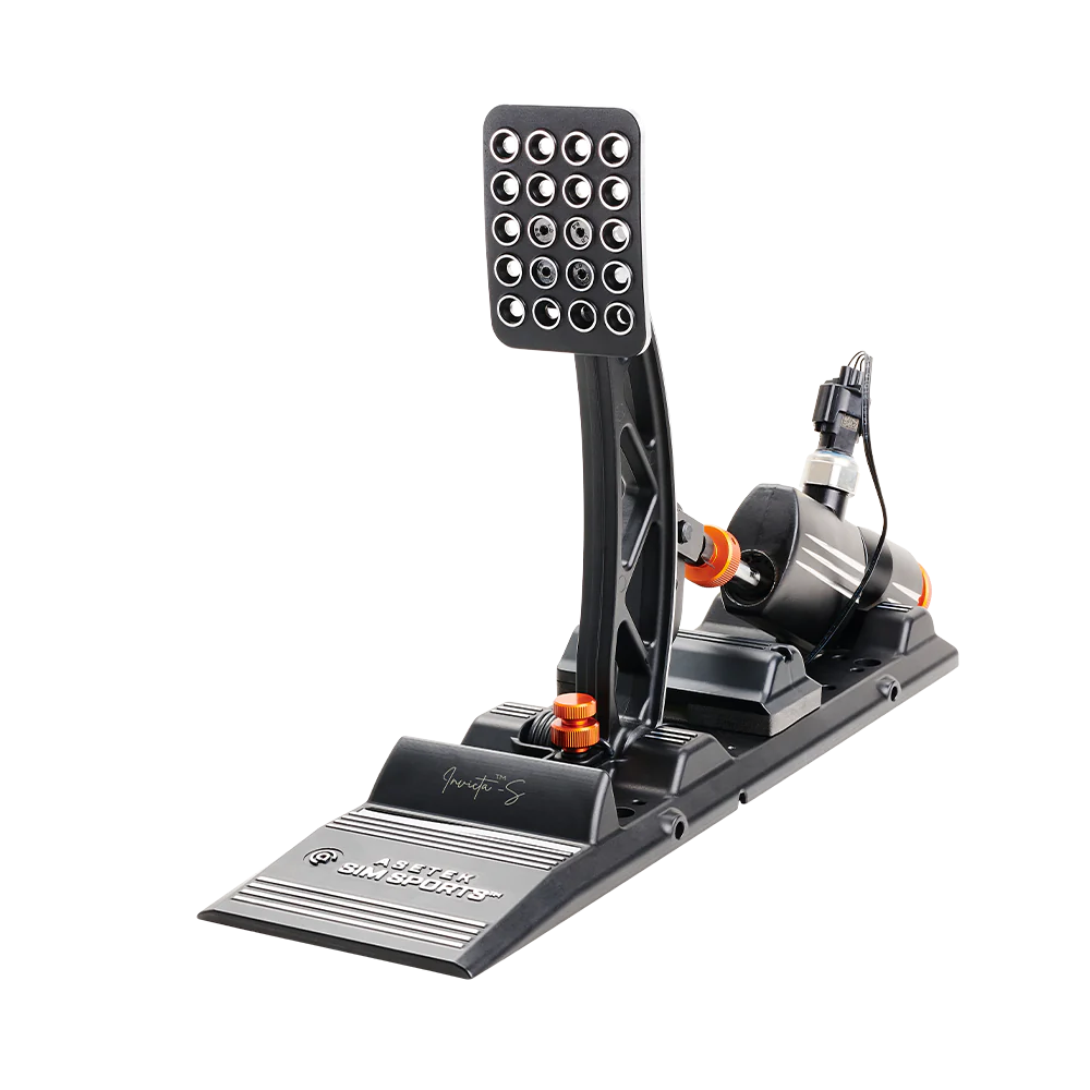 Asetek SimSports S Series Invicta Pédales de Simulation de Course - Frein & Accélérateur (Set Séparé)
