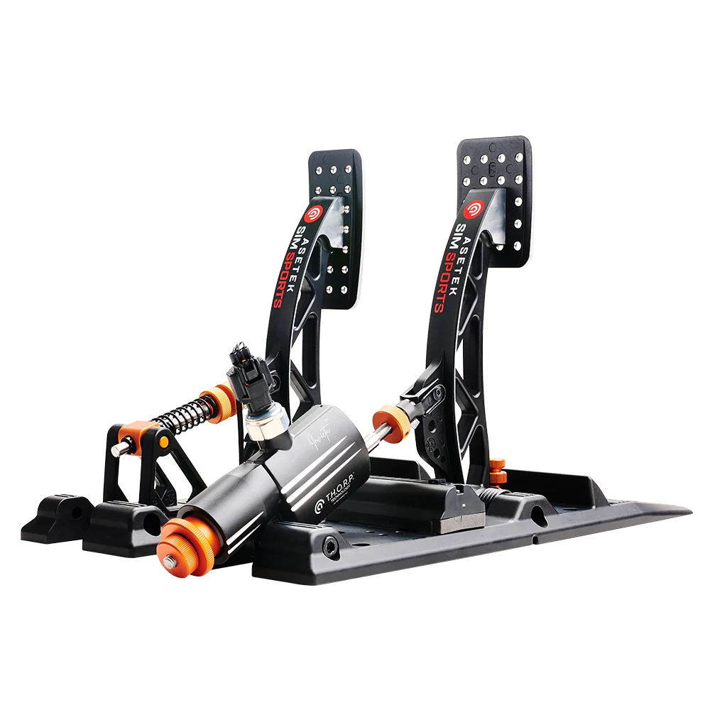 Asetek SimSports S Series Invicta Pédales de Simulation de Course - Frein & Accélérateur (Set Séparé)