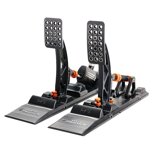 Asetek SimSports S Series Invicta Pédales de Simulation de Course - Frein & Accélérateur (Set Séparé)