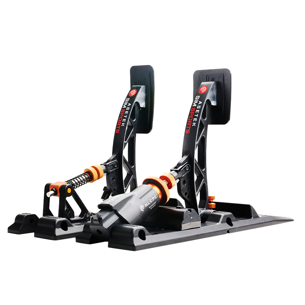 Asetek SimSports S Series Forte Sim Racing Pedals - Frein & Accélérateur (Set Séparé)