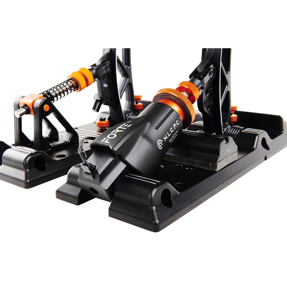Asetek SimSports S Series Forte Sim Racing Pedals - Frein & Accélérateur (Set Séparé)