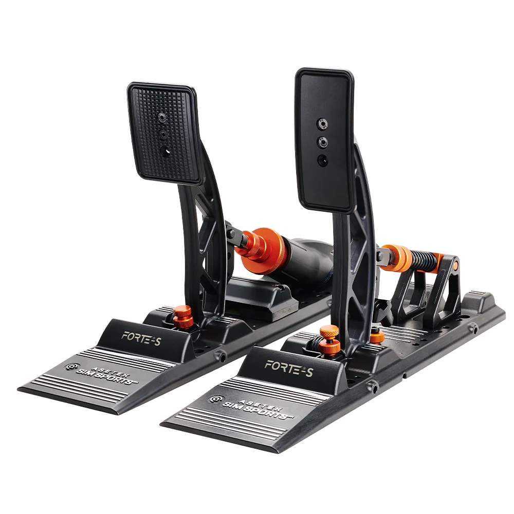 Asetek SimSports S Series Forte Sim Racing Pedals - Frein & Accélérateur (Set Séparé)