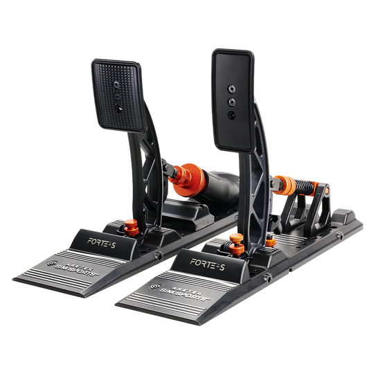 Asetek SimSports S Series Forte Sim Racing Pedals - Frein & Accélérateur (Set Séparé)