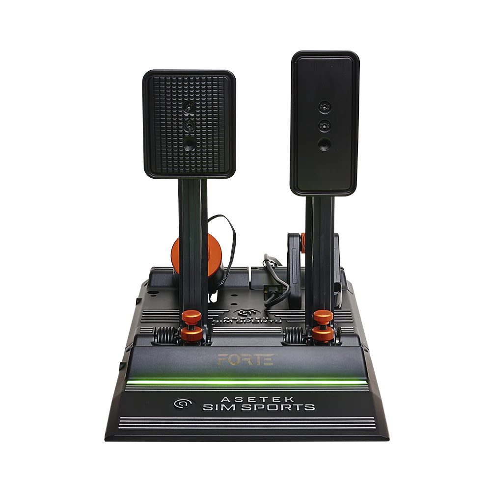 Asetek SimSports Forte Pédales de Simulation de Course - Frein & Accélérateur