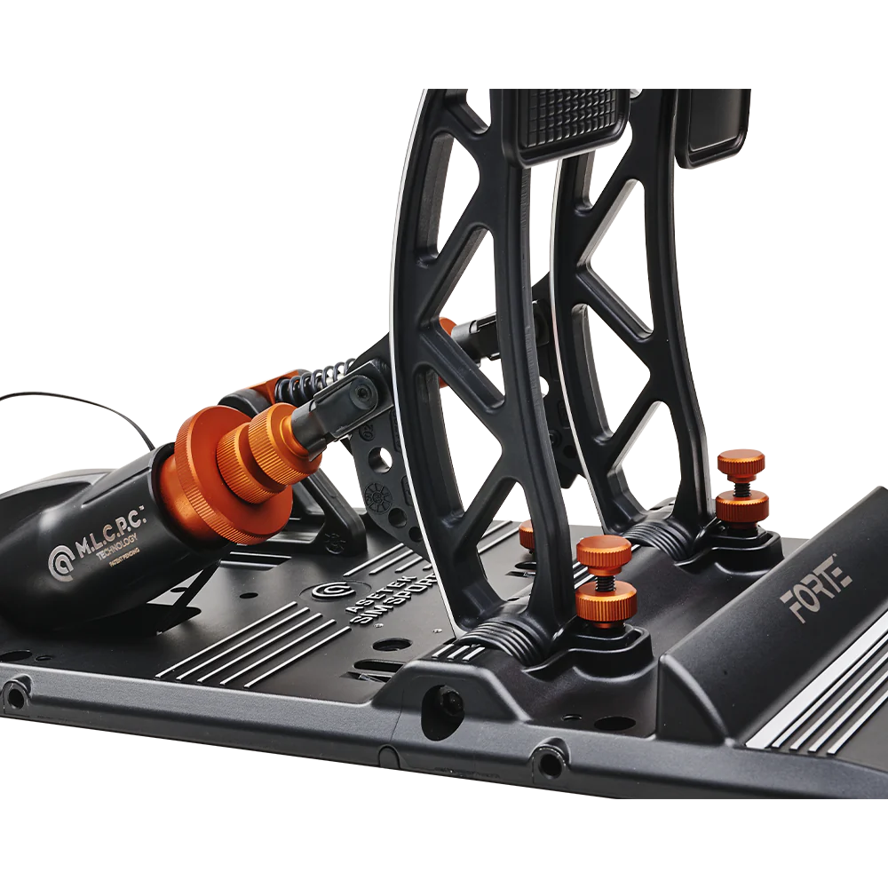 Asetek SimSports Forte Pédales de Simulation de Course - Frein & Accélérateur