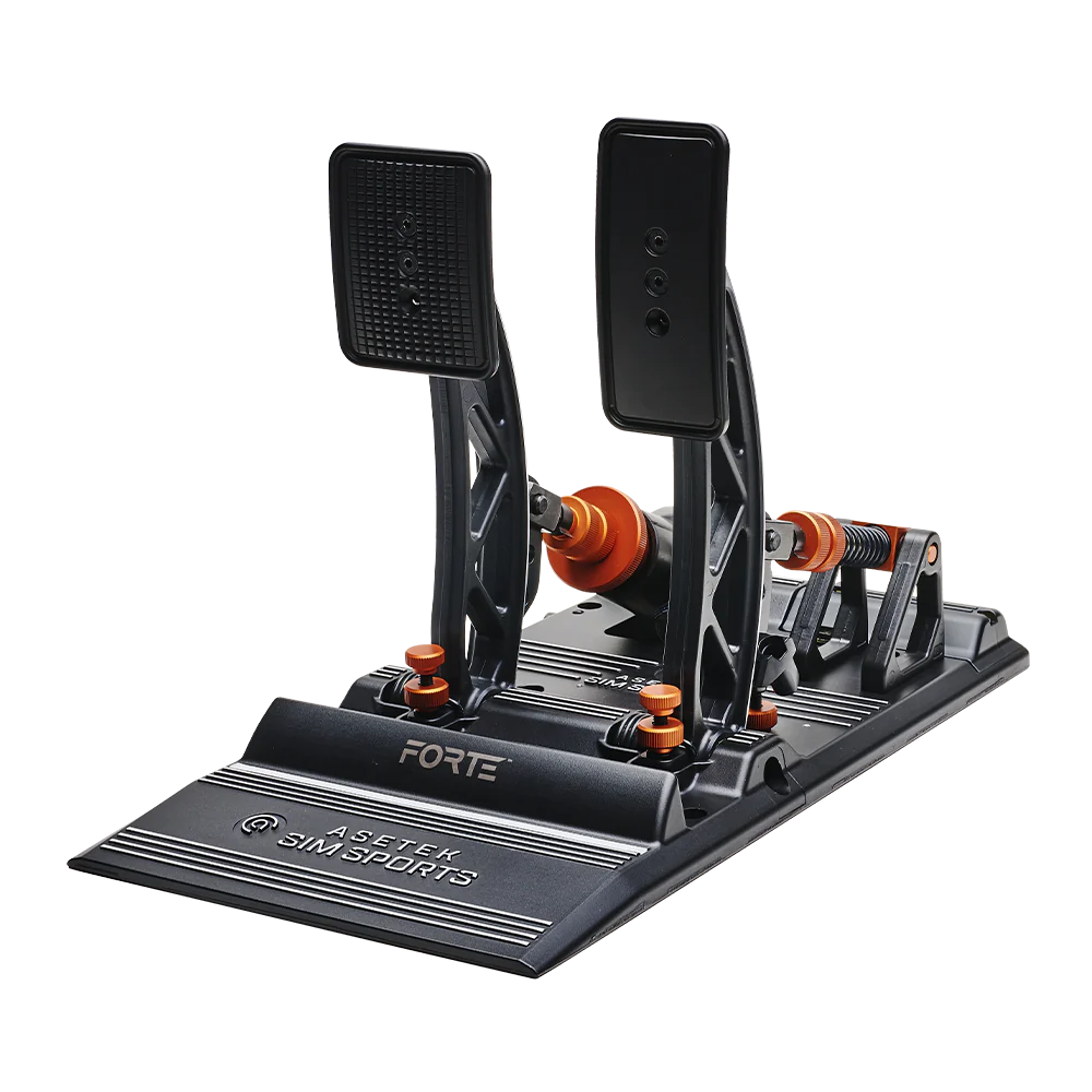 Asetek SimSports Forte Pédales de Simulation de Course - Frein & Accélérateur