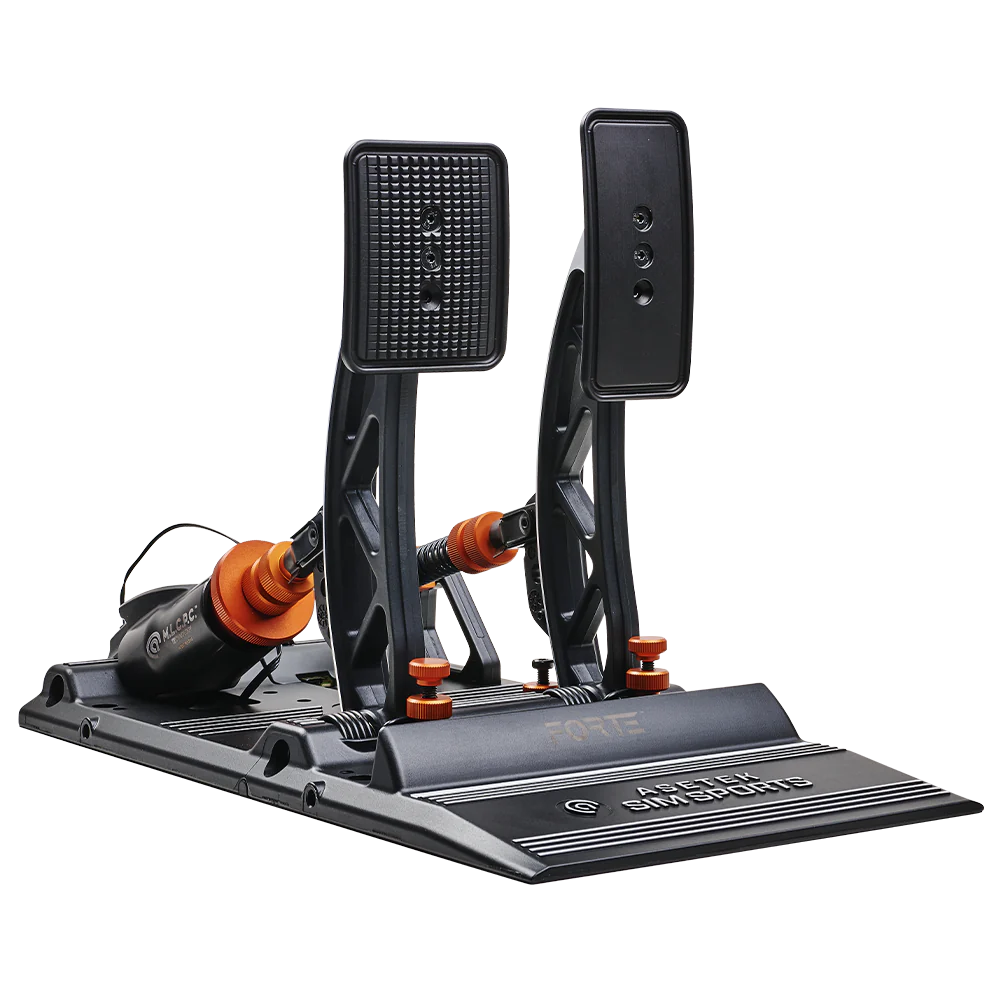 Asetek SimSports Forte Pédales de Simulation de Course - Frein & Accélérateur