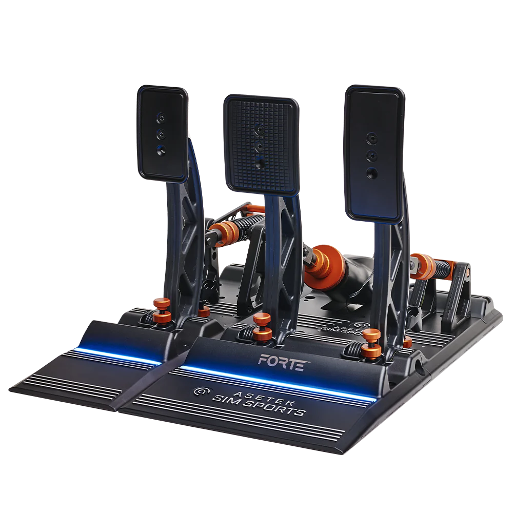 Asetek SimSports Forte Pédales de Simulation de Course - Frein & Accélérateur