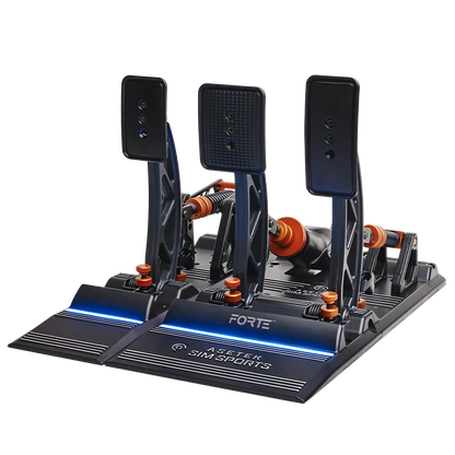 Asetek SimSports Forte Pédales de Simulation de Course - Frein & Accélérateur
