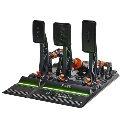 Asetek SimSports Forte Pédales de Simulation de Course - Frein & Accélérateur