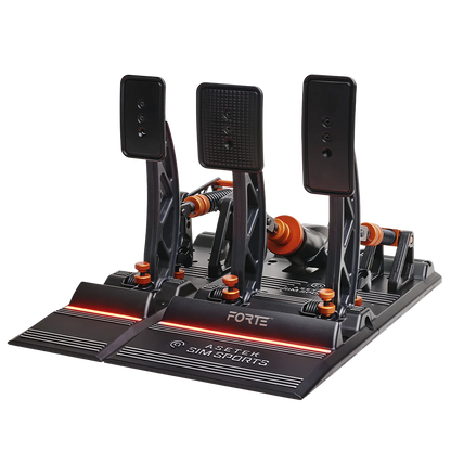 Asetek SimSports Forte Pédales de Simulation de Course - Frein & Accélérateur