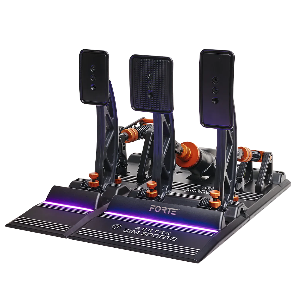 Asetek SimSports Forte Pédales de Simulation de Course - Frein & Accélérateur