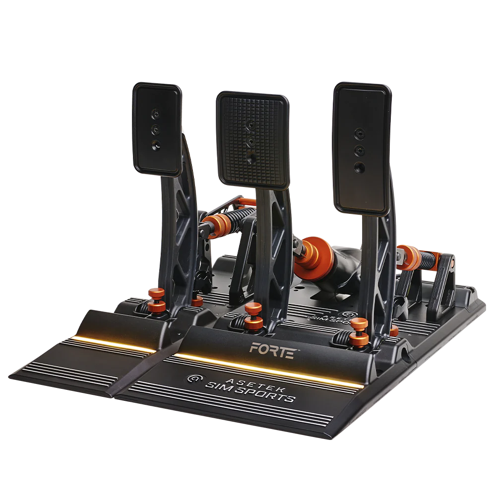 Asetek SimSports Forte Pédales de Simulation de Course - Frein & Accélérateur