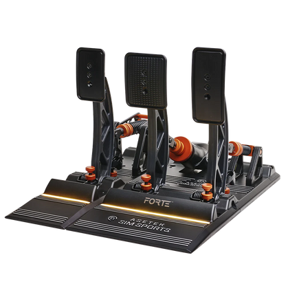 Asetek SimSports Forte Pédales de Simulation de Course - Frein & Accélérateur